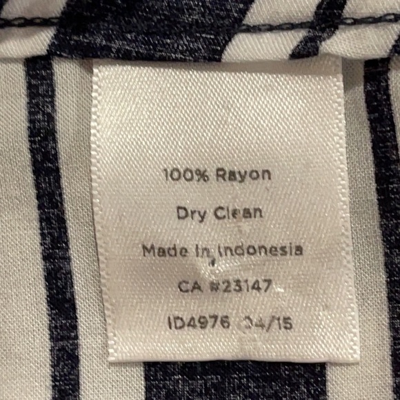 Talbots Strioed Buttondown Tunic - EUC - Picture 6 of 6